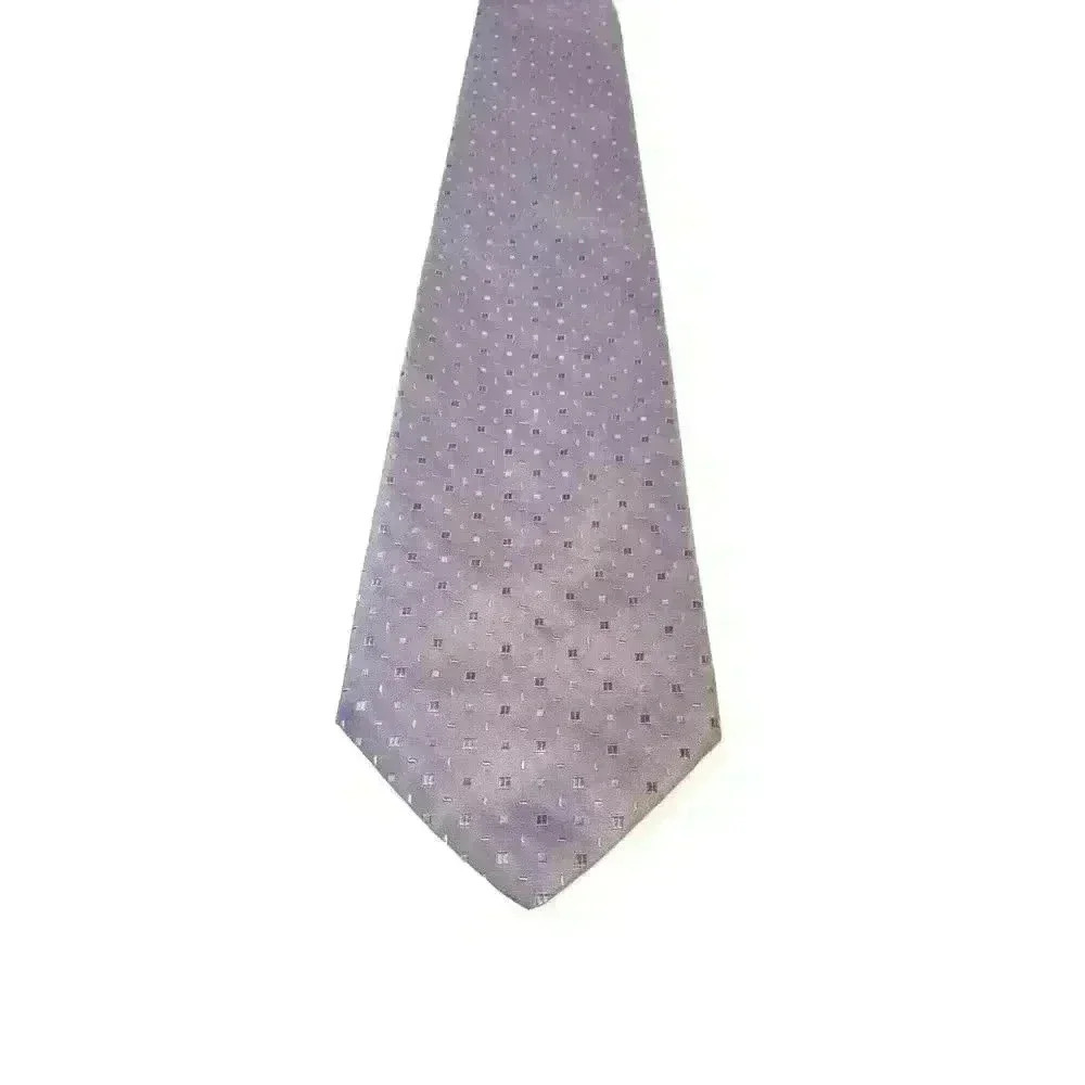 Tie Rack Luxury Lavender Geometric Textured Silk Made In Italy Necktie Tie Work